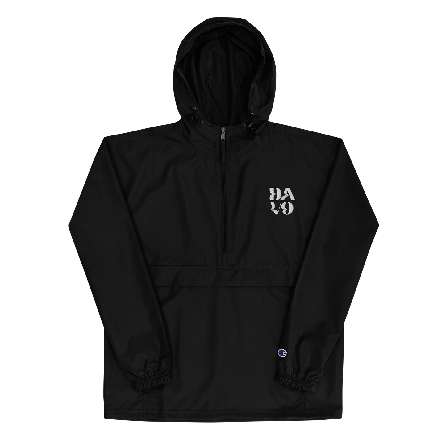 Packable Windbreaker by Davo (Black)