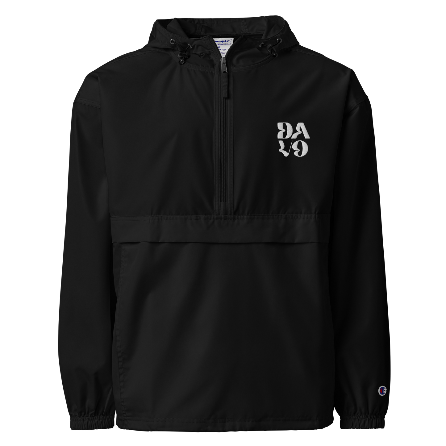 Packable Windbreaker by Davo (Black)